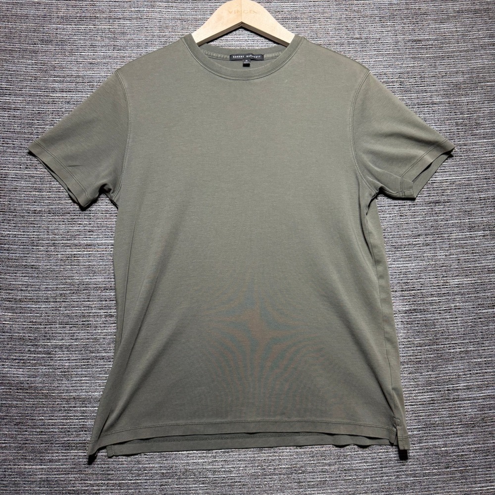 Robert Barakett T-Shirt Men M Pimento Olive SS The Barakett Tee Pima Cotton
